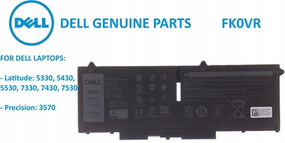 Изображение Bateria Dell Btry,Pri,54Whr,3C,Lith,Swd