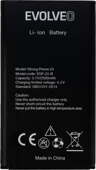 Изображение Bateria Evolveo EVOLVEO originální baterie 2500 mAh pro StrongPhone Z4,W4