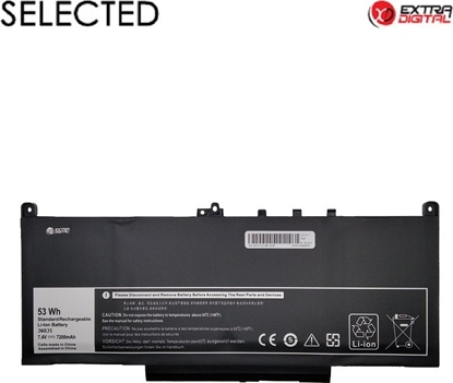 Изображение Bateria Extra Digital Neiojamo kompiuterio baterija DELL J60J5, Extra Digital Selected
