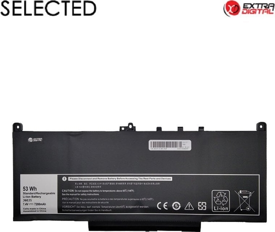 Изображение Bateria Extra Digital Neiojamo kompiuterio baterija DELL J60J5, Extra Digital Selected