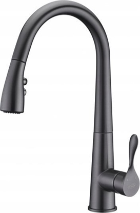 Attēls no Bateria kuchenna Blue Water Kitchen faucet with pull-out hose Blue Water Stabili, graphite color