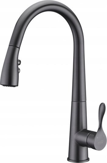 Picture of Bateria kuchenna Blue Water Kitchen faucet with pull-out hose Blue Water Stabili, graphite color
