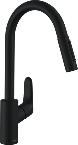 Picture of Bateria kuchenna Hansgrohe Focus stojca czarna matowa (31815670)