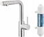 Attēls no Bateria kuchenna KFA DUERO PURE BASIC PULL-OUT BATERIA KUCHENNA Z FUNKCJ FILTRACJI WODY I WYCIGAN WYLEWK + FILTR HYDRO, INOX