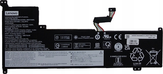 Изображение Bateria Lenovo LG L19L3PF4 11.4V42Wh3cell