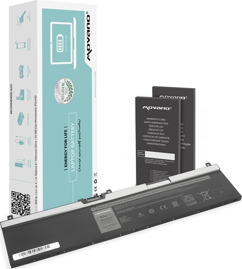 Изображение Bateria NYFJH do Dell Precision 7530 7540 7740 - 8500 mAh (97 Wh)
