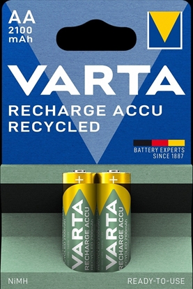 Picture of Varta Akku RECHARGE Recycled AA  HR6  2100mAh           2St.