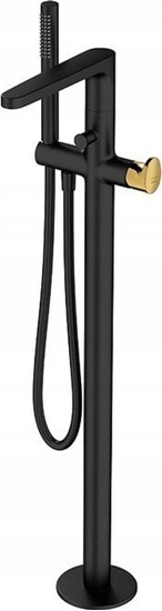 Picture of Bateria wannowa Cersanit Inverto wolnostojce czarny + zoto (S951-283)