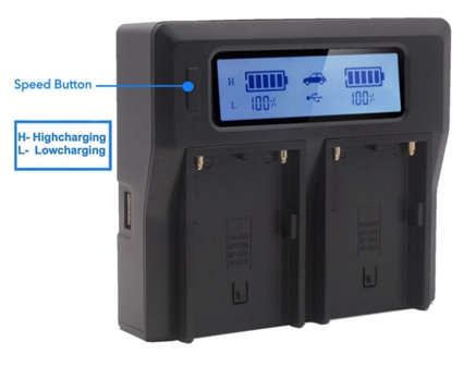 Attēls no Baxxtar Pro Charger LCD Dual for LP-E6