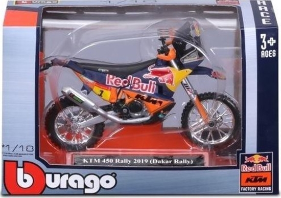 Picture of Bburago KTM 450 Rally 2019 (Dakar Rally) BBURAGO