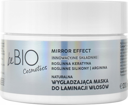 Attēls no BE BIO_Baby Hair Complex Mirror Effect naturalna wygadzajca maska do laminacji wosów 200ml