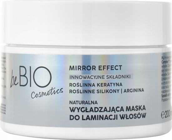 Изображение BE BIO_Baby Hair Complex Mirror Effect naturalna wygadzajca maska do laminacji wosów 200ml