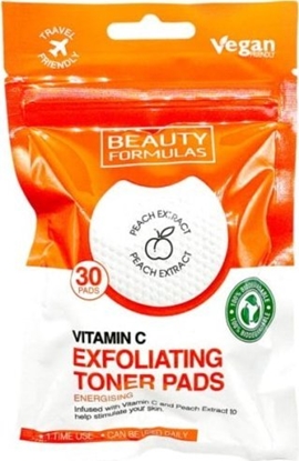 Picture of Beauty Formulas BEAUTY FORMULAS_Exfoliating Toner Pads nasczone patki zuszczajce z Witamin C 30szt.
