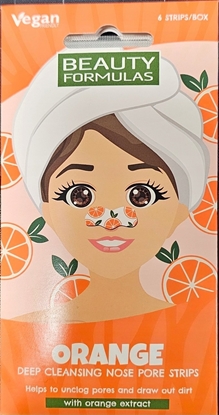 Attēls no Beauty Formulas BEAUTY FORMULAS_Paski na nos gboko oczyszczajce Pomaracza 6szt