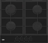 Picture of Beko HILG 642C5 SB Black Built-in 60 cm Gas 4 zone(s)