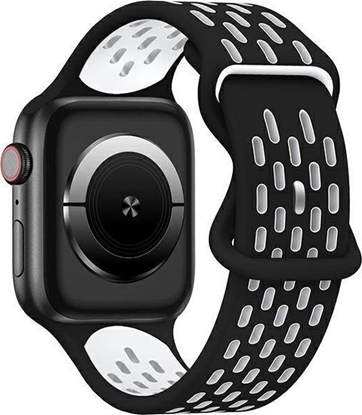 Attēls no Beline Beline pasek Apple Watch New Sport Silicone 42/44/45/49mm czarno-biay black/white box