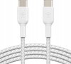 Изображение Belkin BOOST CHARGE braided Cab. USB-C/USB-C 2m whiteCAB004bt2MWH