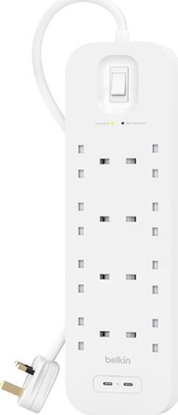 Изображение Belkin Connect White 8 AC outlet(s) 2 m