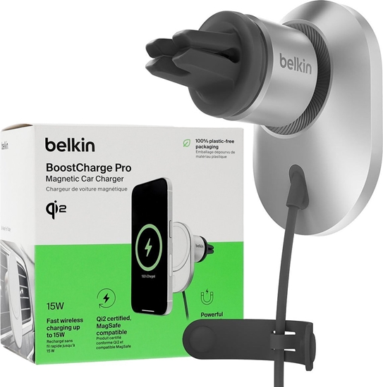 Picture of Belkin Magn.wireless Car Charger with Qi2 (15W), w/o power supply