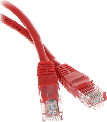 Attēls no Belkin PATCHCORD RJ45/1.0-RED 1.0m CONOTECH
