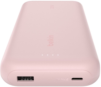 Attēls no Belkin Powerbank 20.000mAh pink 30W integr.USB-C Cab. BPB024hqPK
