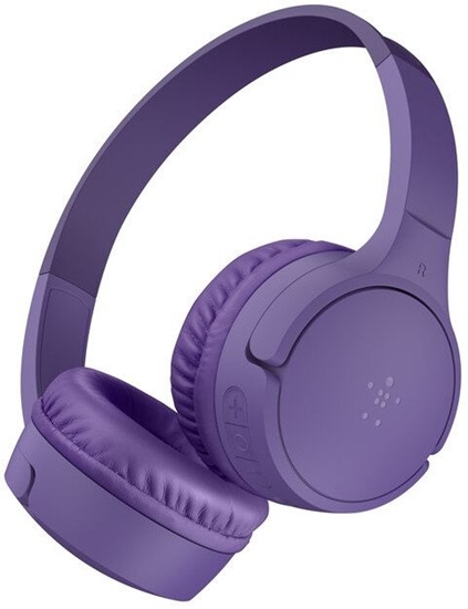 Picture of Belkin Soundform Mini BT On-Ear Kids HP. USB-C purp.AUD002hqPUV3