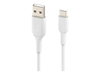 Picture of Belkin USB-C/USB-A Cable 1m PVC, white CAB001bt1MWH
