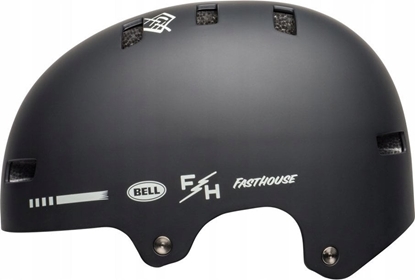 Picture of Bell Kask bmx BELL LOCAL matte black white fasthouse roz. M (5559 cm) (NEW 2024)