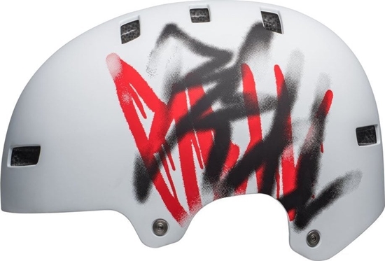 Изображение Bell Kask bmx BELL LOCAL matte white scribble roz. M (5559 cm)