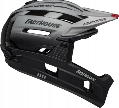 Attēls no Bell Kask full face BELL SUPER AIR R MIPS SPHERICAL matte gray black fasthouse roz. S (52-56 cm) (NEW)