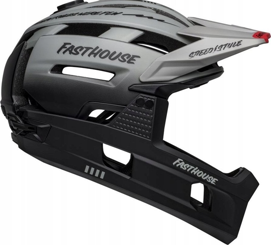 Изображение Bell Kask full face BELL SUPER AIR R MIPS SPHERICAL matte gray black fasthouse roz. S (52-56 cm) (NEW)