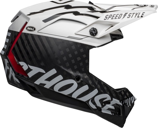 Picture of Bell Kask full face FULL-10 MIPS SPHERICAL fasthouse matte gloss white black roz. M (55-57 cm) (NEW)