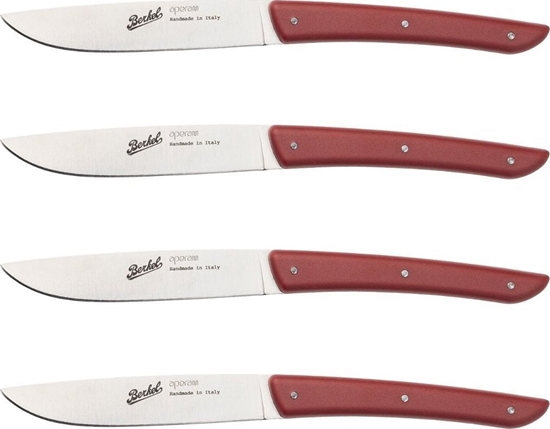 Picture of Berkel steak knife set 4-pcs. Color red