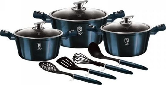 Picture of Berlinger Haus KOMPLET GARNKÓW 10-EL. BERLINGER HAUS METALLIC LINE AQUAMARINE BH-6152