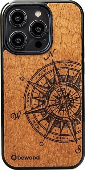 Picture of BeWood Etui drewniane na iPhone 15 Pro Bewood Traveler Merbau
