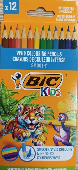 Picture of BIC Colored pencils Kids Smooth 12 colours set