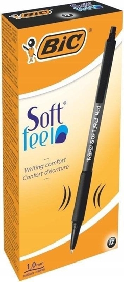 Picture of Bic Dugopis Soft Feel czarny (12szt) BIC