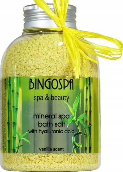 Picture of BINGO SPA_Mineralna sól do kpieli spa z Kwasem Hialuronowym wanilia 650g