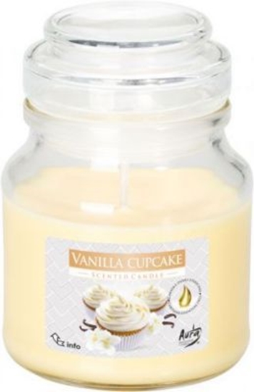 Picture of Bispol wieca zapachowa w szkle z wieczkiem ciasteczko waniliowe