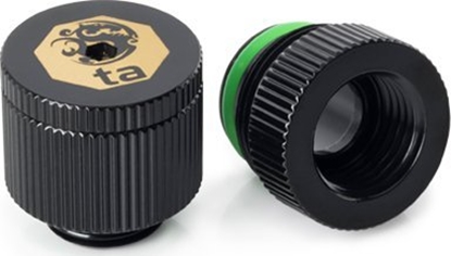 Изображение BitsPower Bitspower Touchaqua Wasserauslass G1/4 Zoll AG - 2er-Pack, schwa