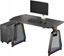Attēls no Biurko Ultradesk ULTRADESK Biurko dla gracza BOOSTER, 136x70,5 cm, 75 cm, podwietlenie RGB, uchwyt na suchawki i napój