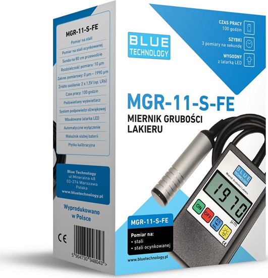 Изображение Blue Technology Miernik gruboci lakieru MGR-11-S-FE