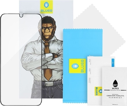 Picture of Blueo Szko Hartowane 5D Mr. Monkey Glass - do Apple Watch SE / SE 2 40MM czarny (Strong HD)