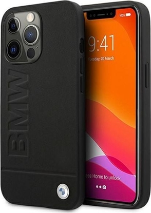 Attēls no BMW Etui Bmw Bmhcp13Xsllbk Iphone 13 Pro Max 6,7" Czarny/Black Hardcase Signature Logo Imprint