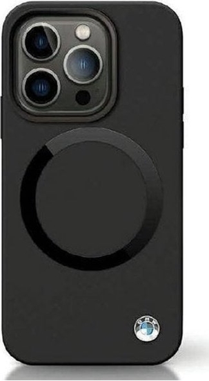 Picture of BMW Etui BMW BMHMP14XSILBK2 Apple iPhone 14 Pro Max Signature Liquid Silicone MagSafe czarny/black