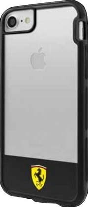 Изображение BMW Etui Ferrari Hard do iPhone 7 transparentne-czarne (FEHCP7BISBK)