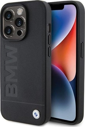 Attēls no BMW Leather Hot Stamp Case for Apple iPhone 15 Pro Max