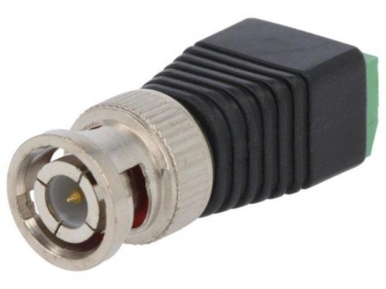 Picture of BNC male, adapteris terminal block