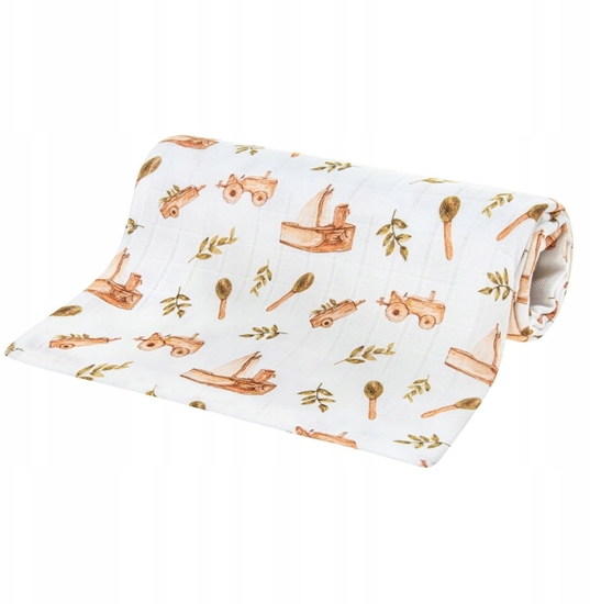 Picture of BOCIOLAND BOC0353-PIELUSZKA BAMBUSOWA     75X75 ZABAWKI