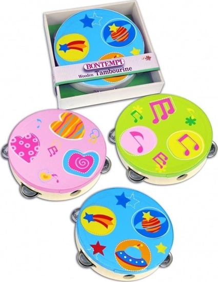 Picture of Bontempi BONTEMPI PLAY TAMBURYN Z 6 CYMBAKAMI 18 CM
